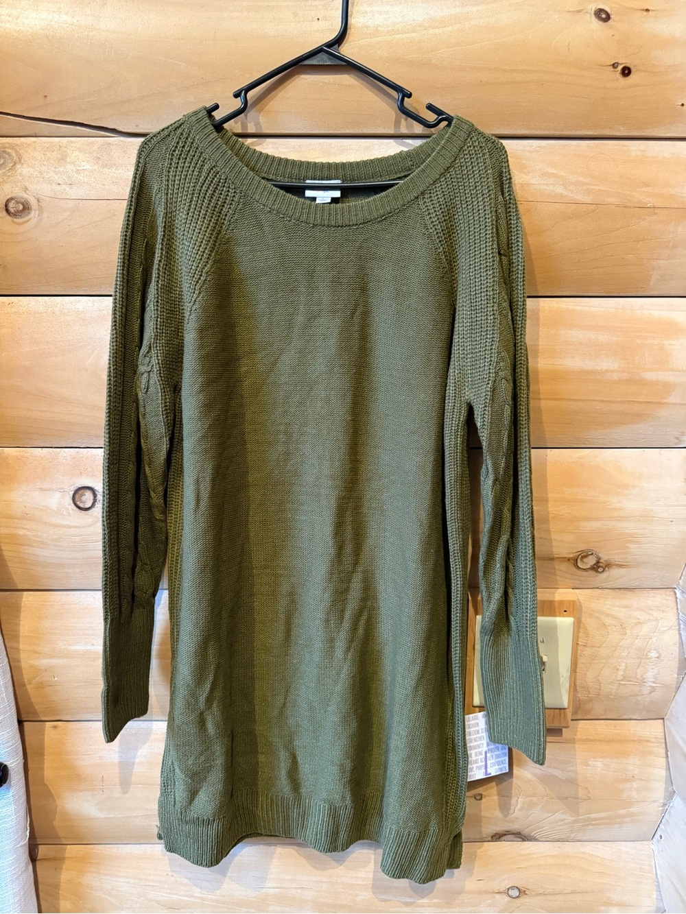 LuLaRoe Olive Green Knit Pullover